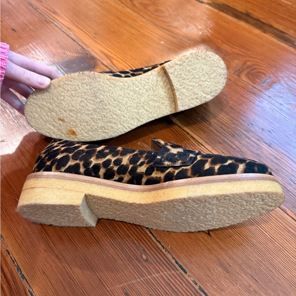 Longchamp Le Pliage Genuine Calf Hair Penny Loafer (size 39) - Picture 6 of 8